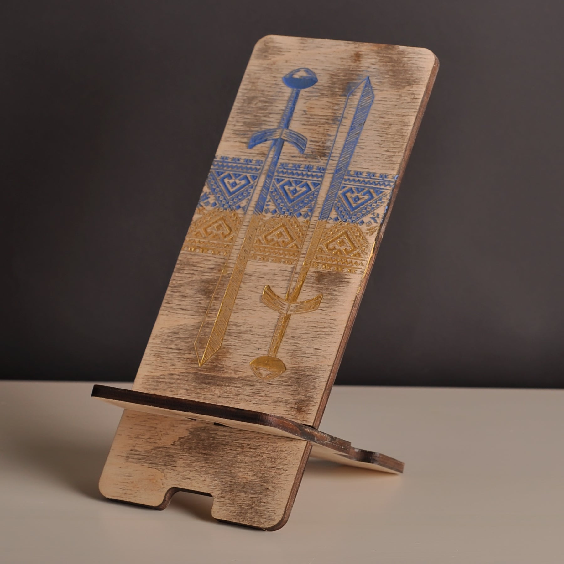 Дерев'яна підставка під телефон PT20